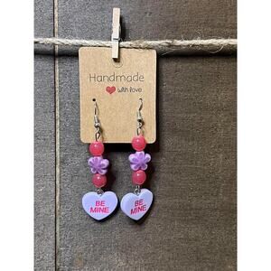 Handmade Valentines Day Earrings